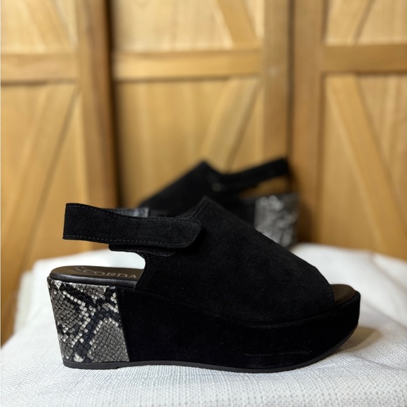 Cordani Black Suede Slingback Mules Size 38 - Picture 2 of 7